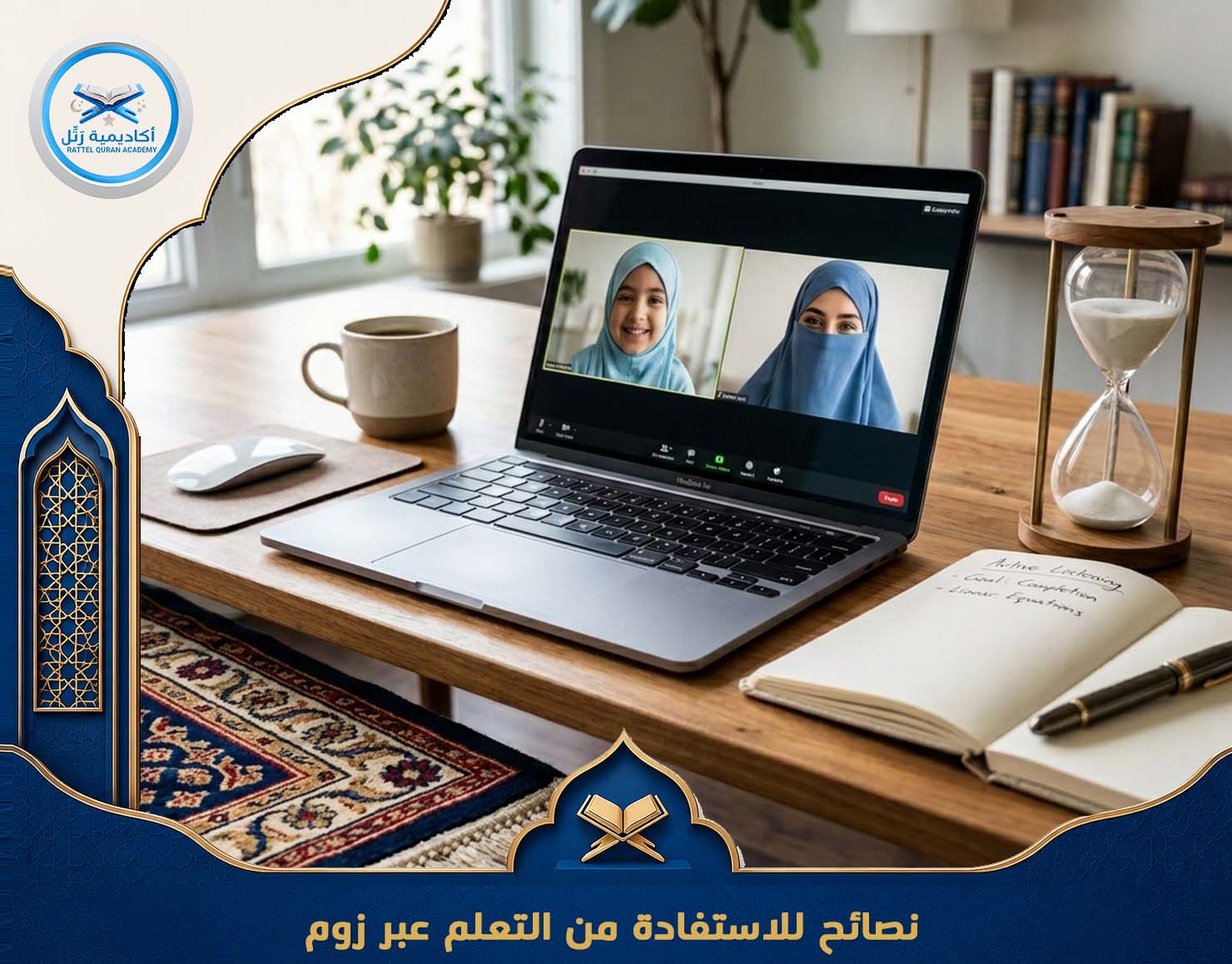 تعليم القرآن عبر الزوم