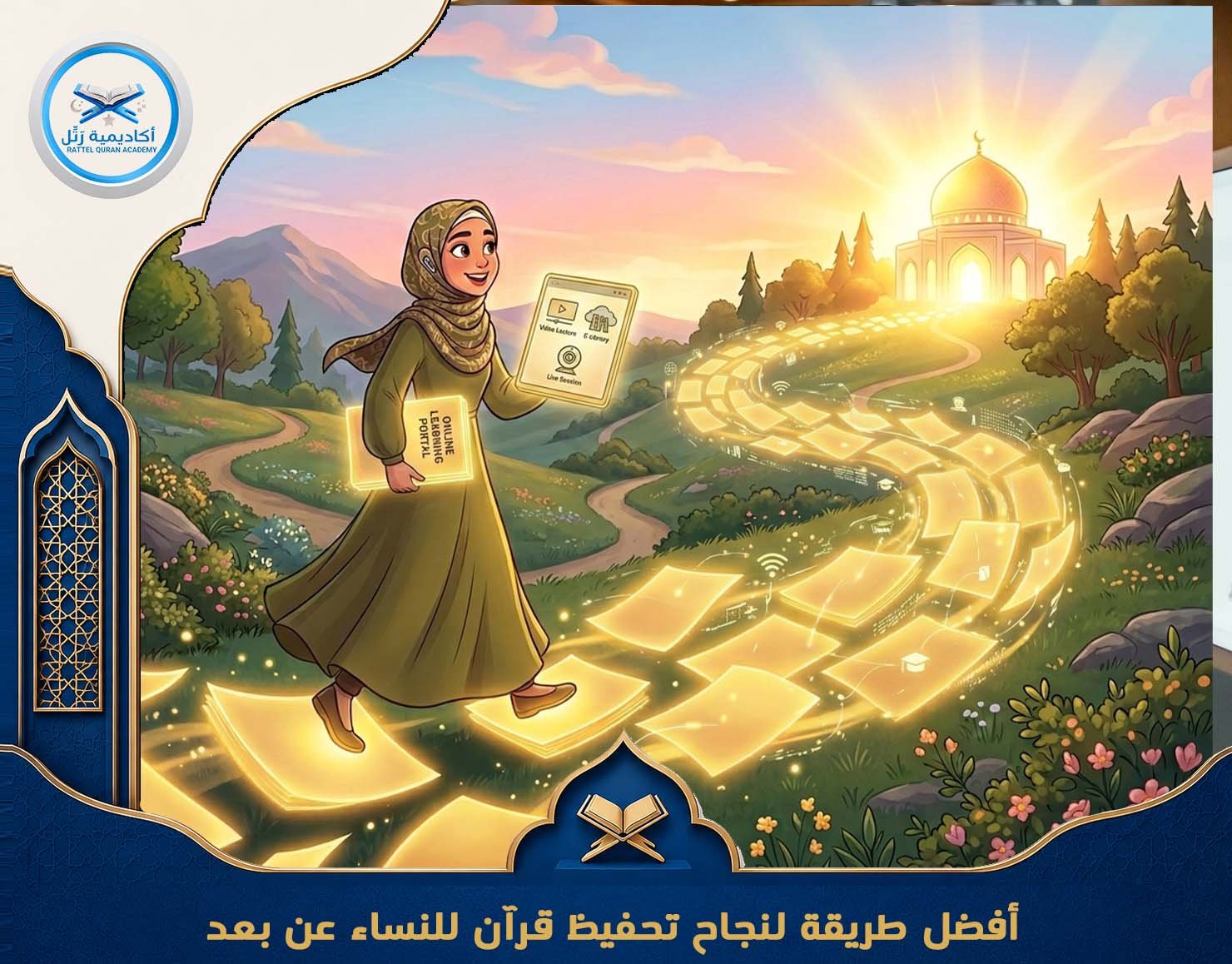 أفضل طريقة لنجاح تحفيظ قرآن للنساء عن بعد