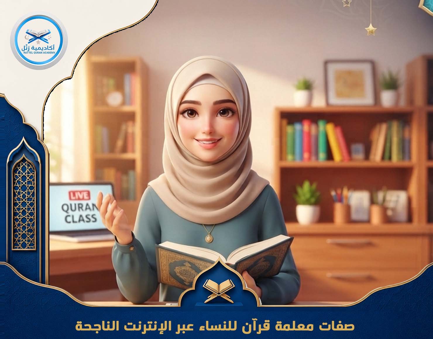 صفات معلمة قرآن للنساء عبر الإنترنت الناجحة