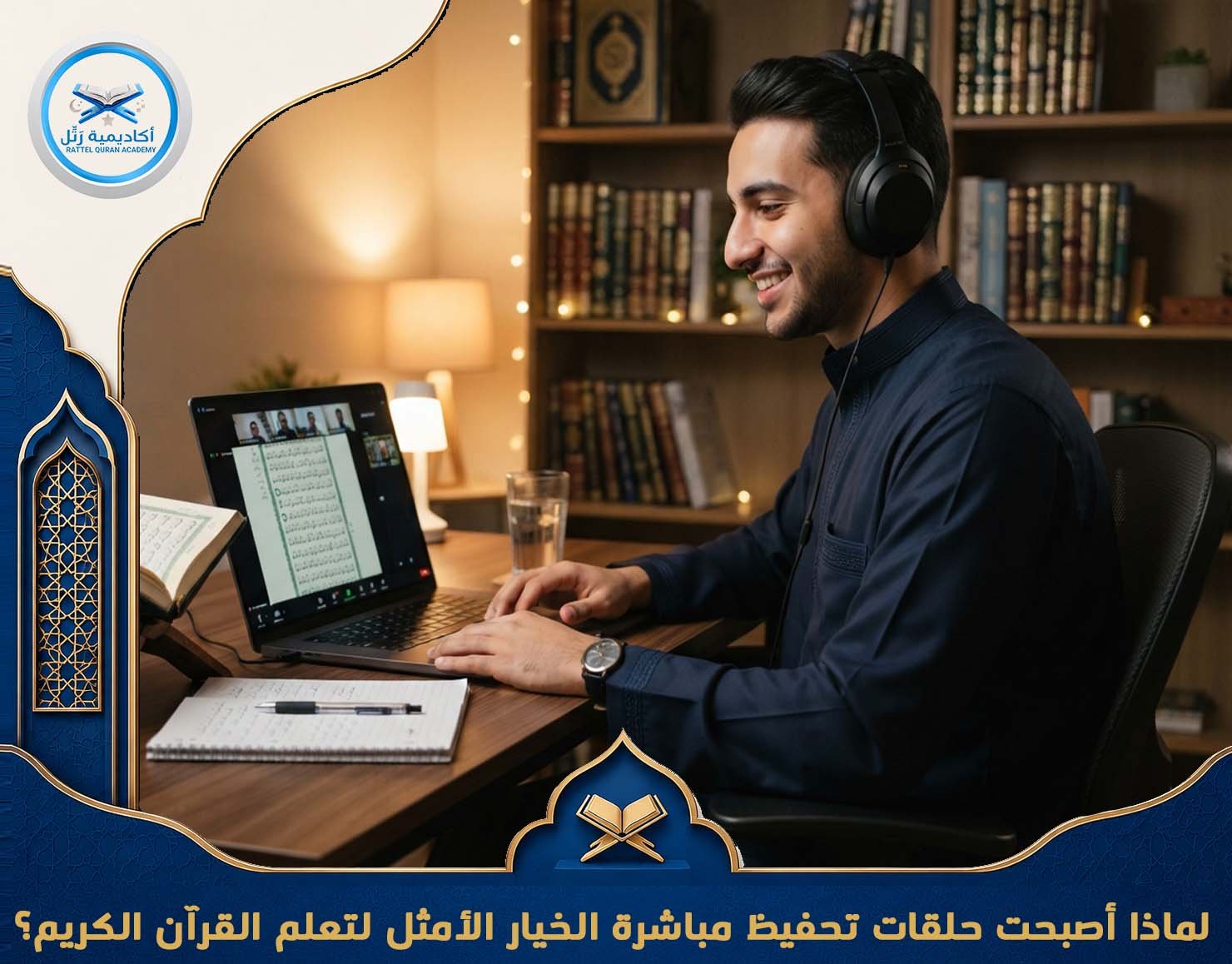 لماذا أصبحت حلقات تحفيظ مباشرة الخيار الأمثل لتعلم القرآن الكريم؟
