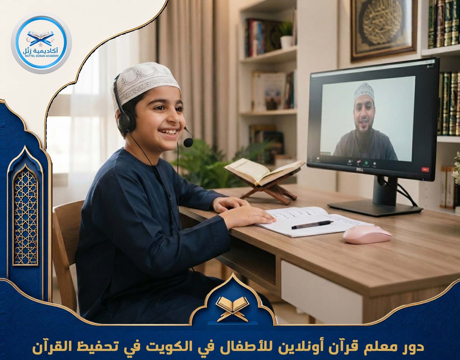 دور معلم قرآن أونلاين للأطفال في الكويت في تحفيظ القرآن