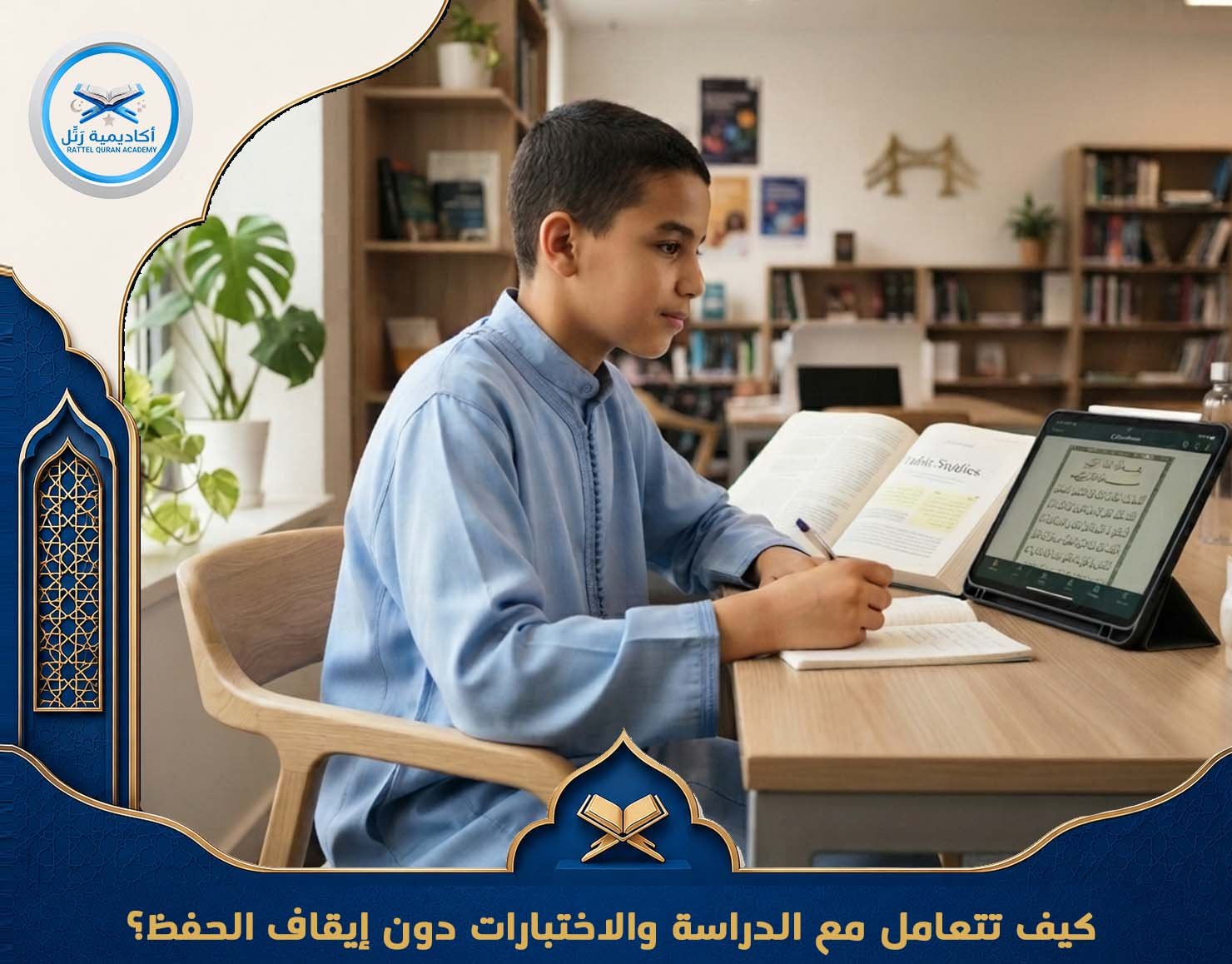 كيف تتعامل مع الدراسة والاختبارات دون إيقاف الحفظ؟
