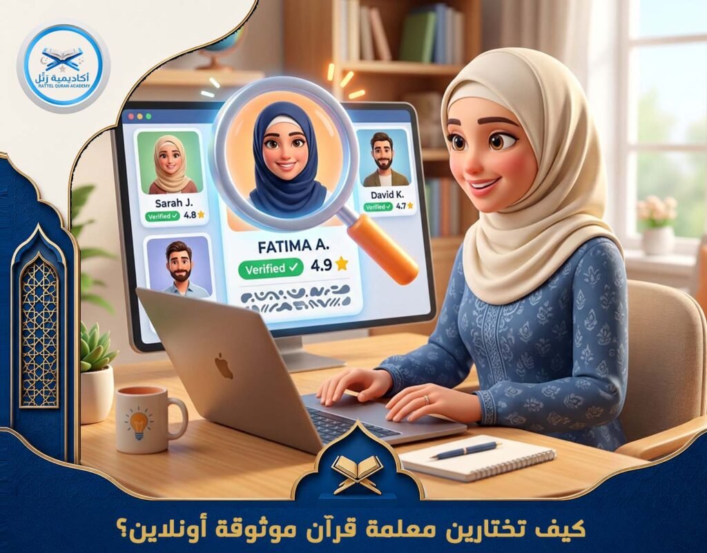 كيف تختارين معلمة قرآن موثوقة أونلاين؟