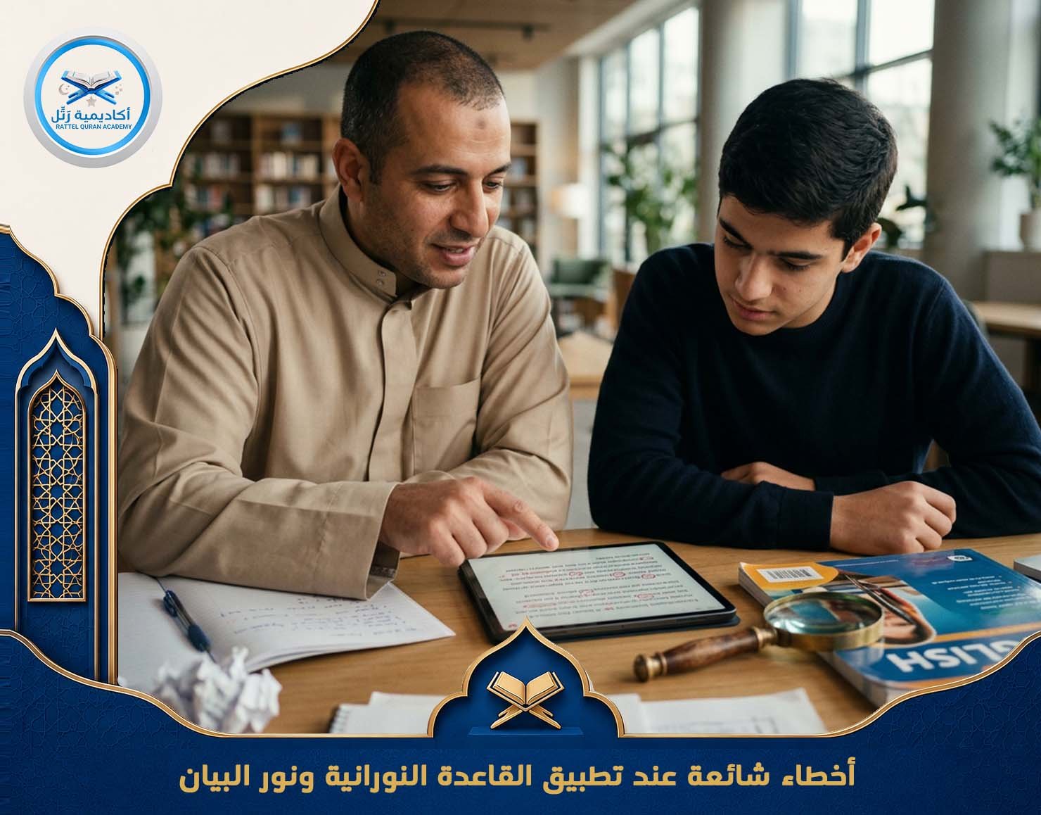 أخطاء شائعة عند تطبيق القاعدة النورانية ونور البيان