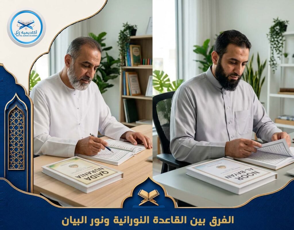 الفرق بين القاعدة النورانية ونور البيان