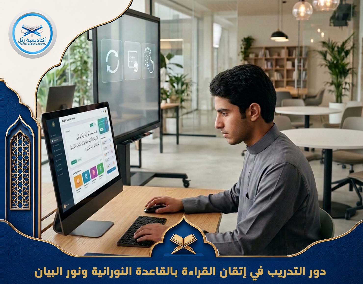 دور التدريب في إتقان القراءة بالقاعدة النورانية ونور البيان