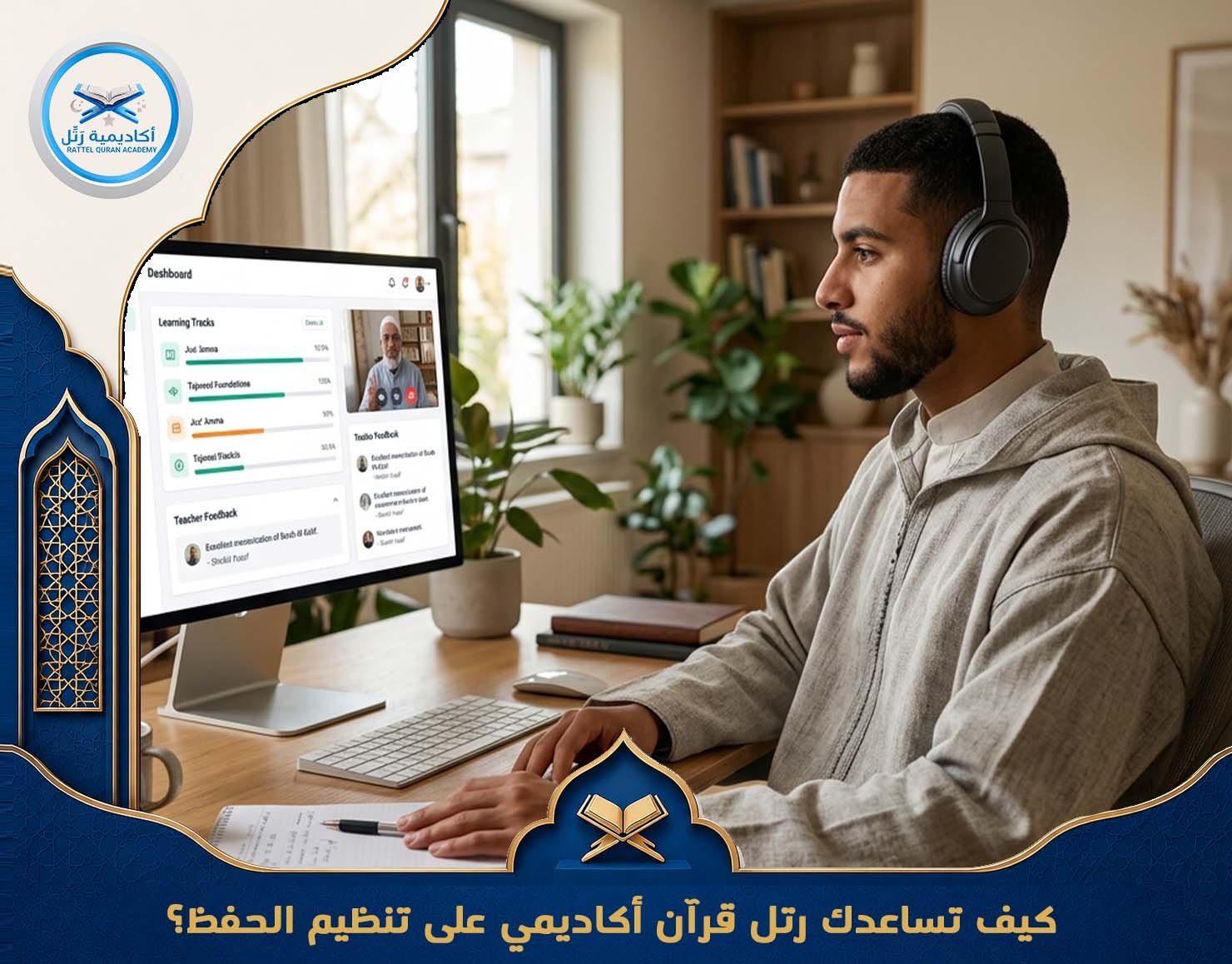 كيف تساعدك رتل قرآن أكاديمي على تنظيم الحفظ؟